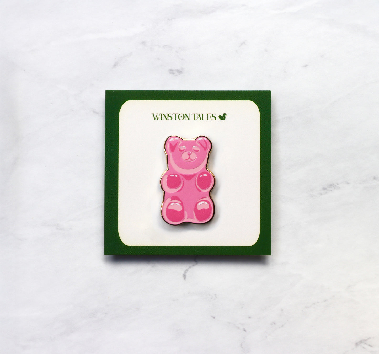 Pink Gummy Bear Needle Minder
