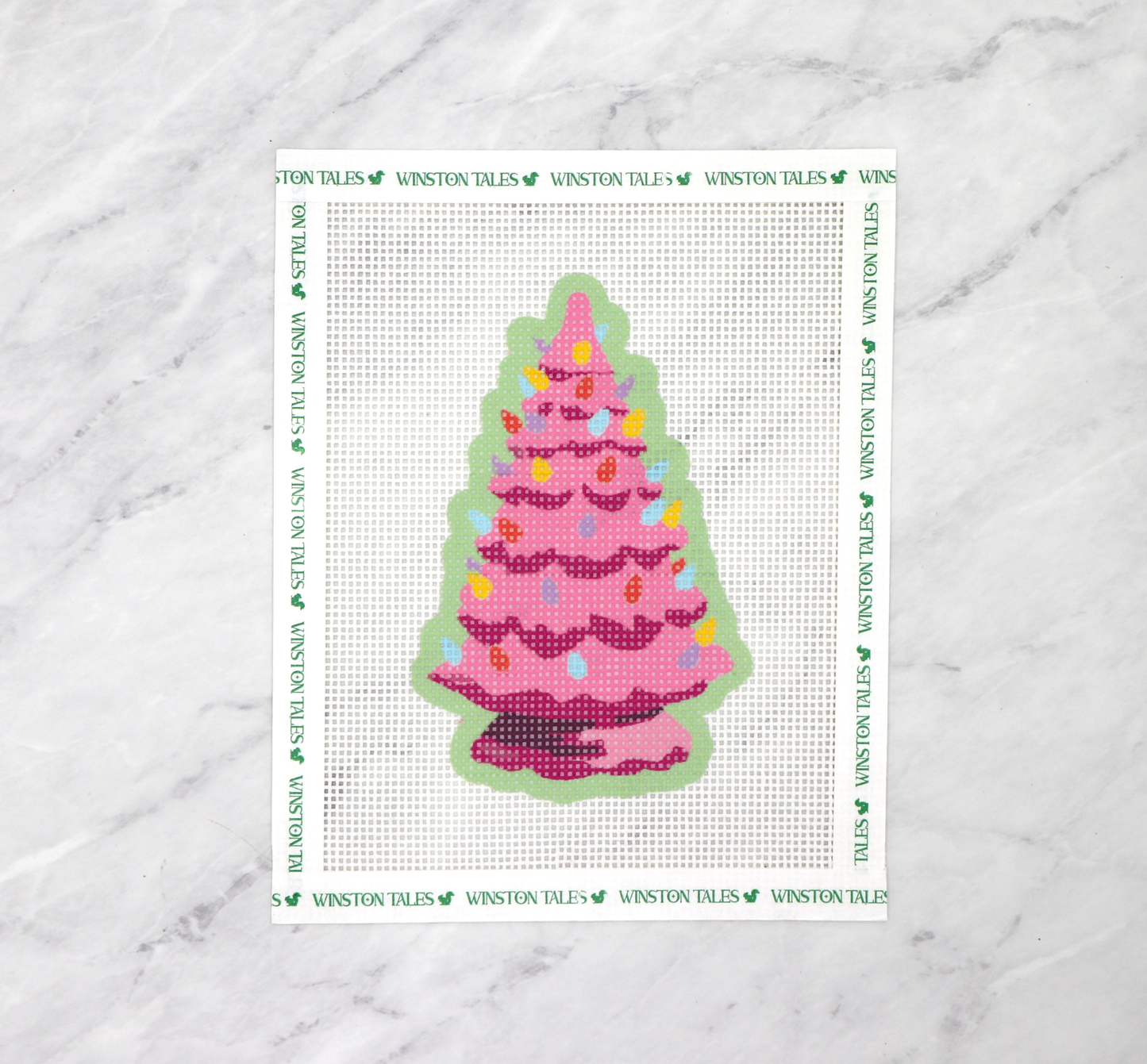 Grandma's Christmas Tree in Blue