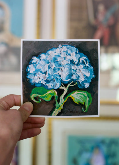 Blue Hydrangea Fine Art Print