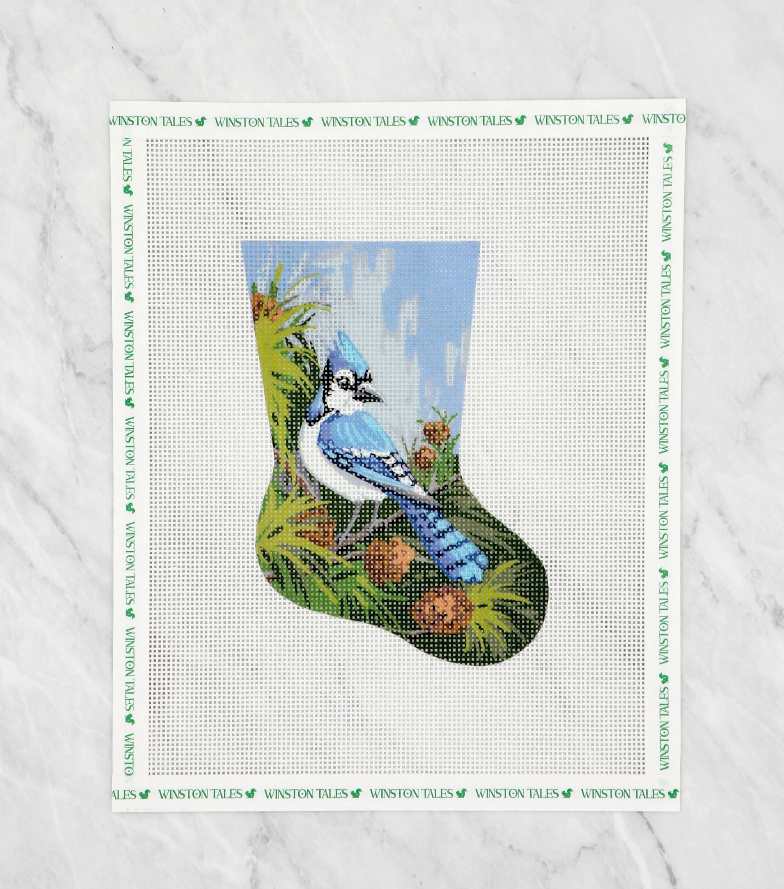 Blue Jay Mini Stocking – Winston Tales
