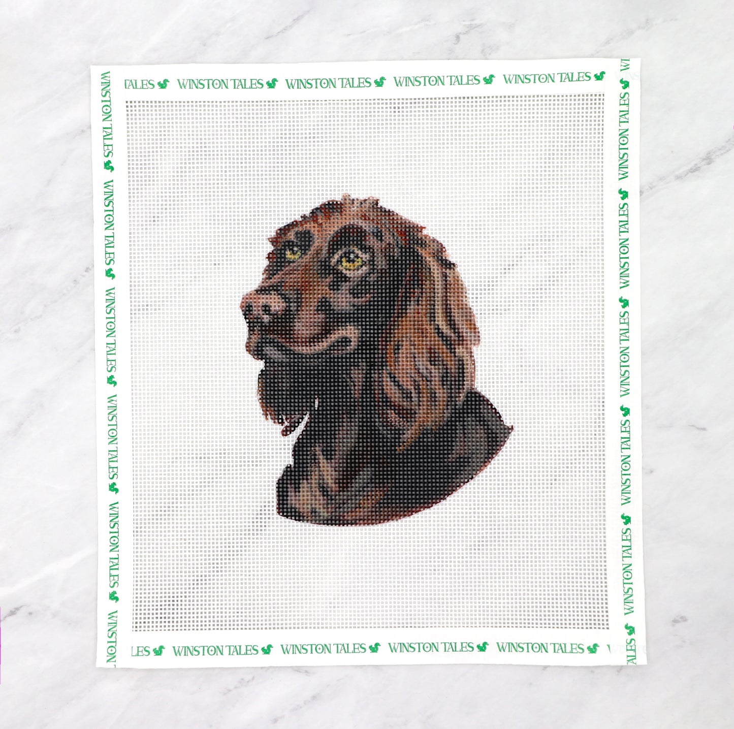 Boykin Spaniel Hand Painted Needlepoint Canvas