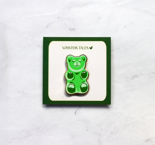 Green Gummy Bear Needle Minder