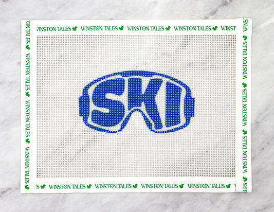 Blue Ski Goggles