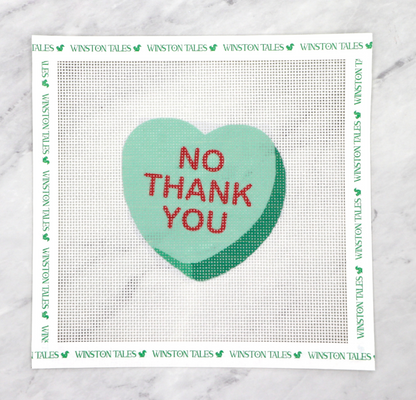 "No Thank You" Valentine's Heart