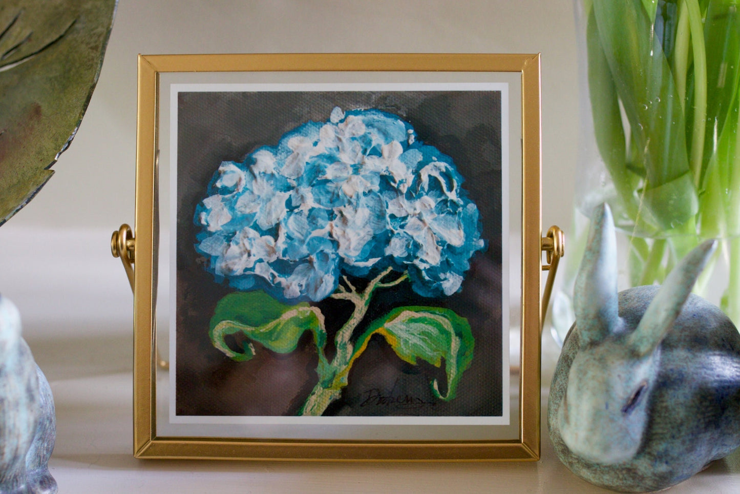 Blue Hydrangea Fine Art Print